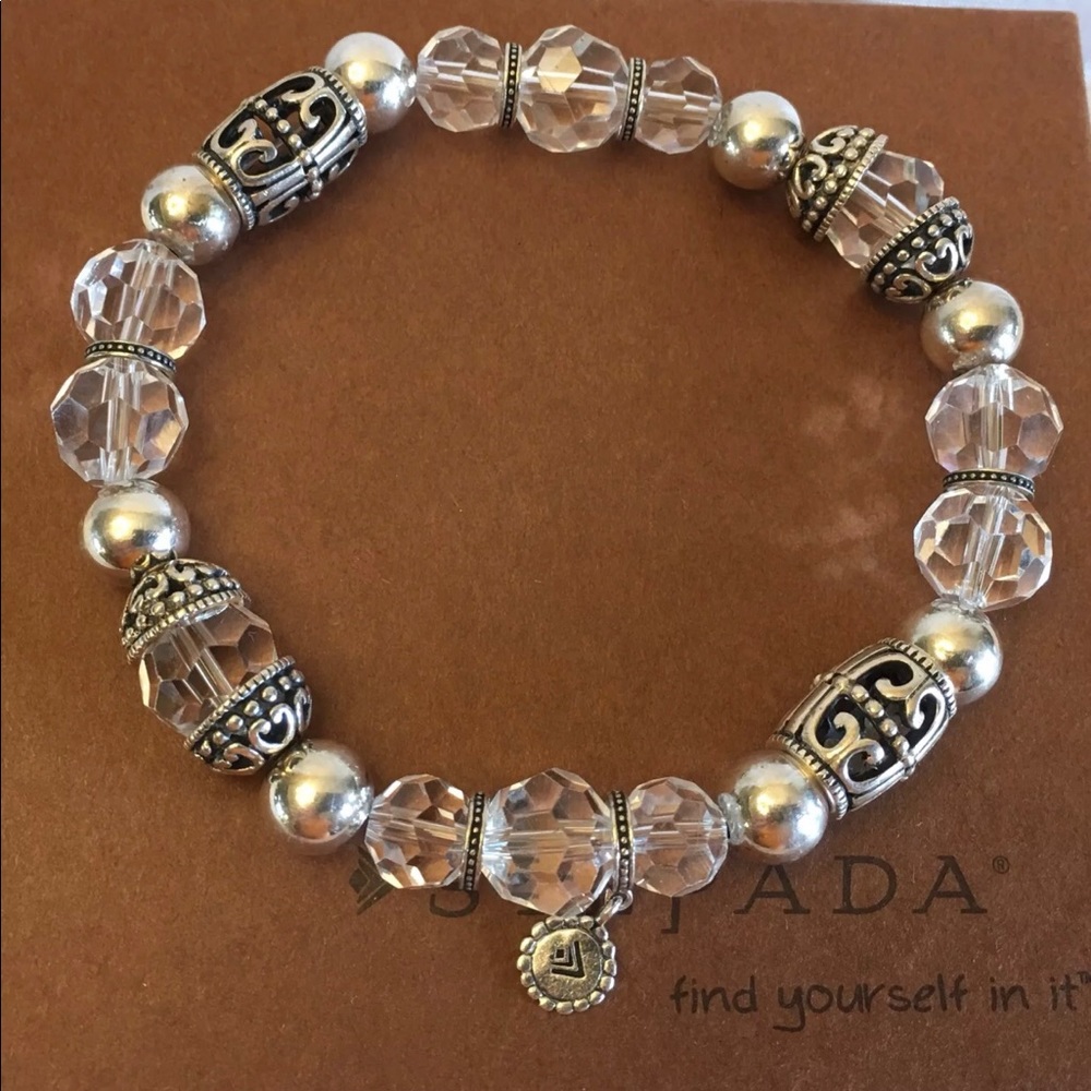 Silpada Glass Bead Sterling Silver Bracelet B2413 - Picture 2 of 15